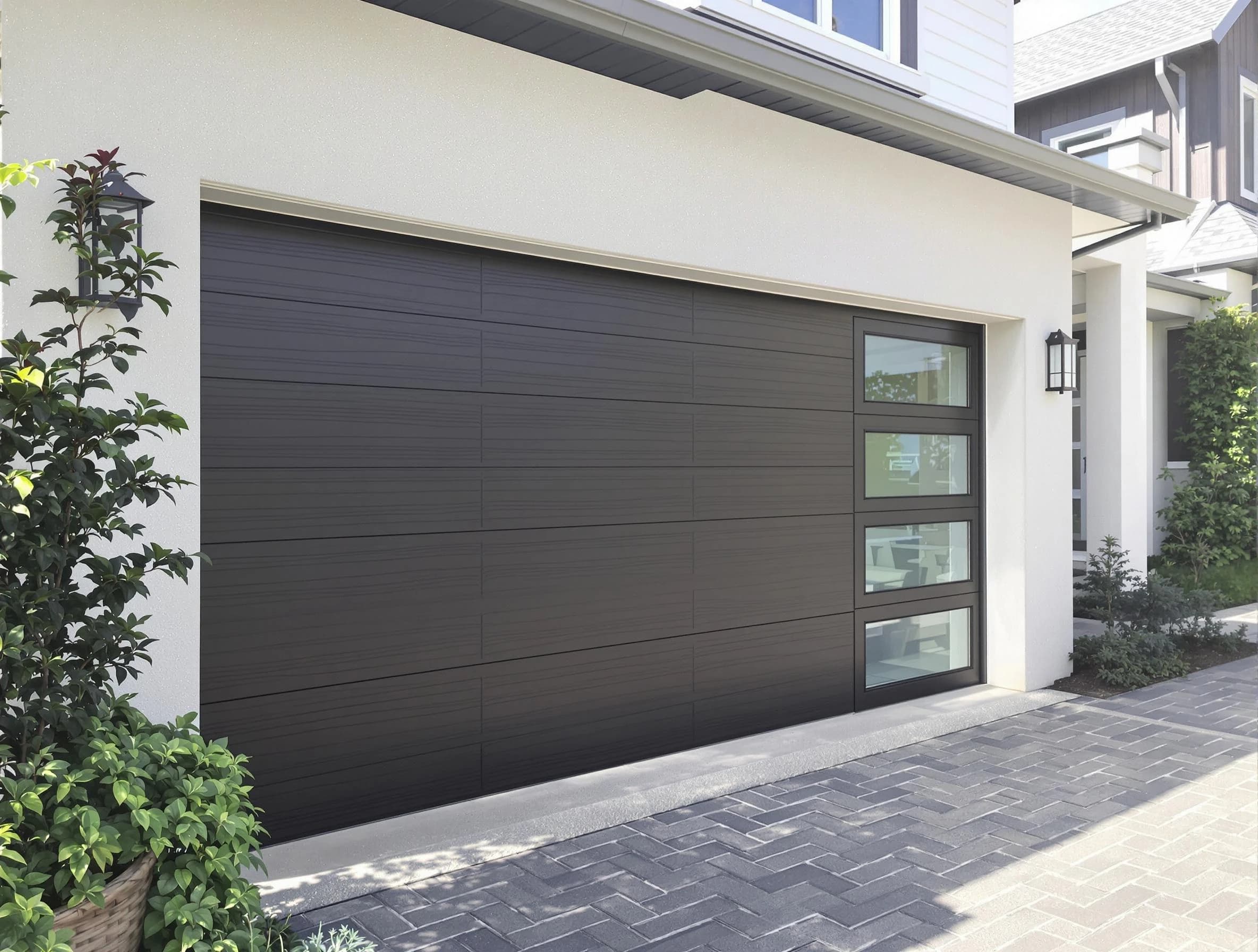 Custom garage door installation by Kingfisher Garage Door Repair in Kingfisher