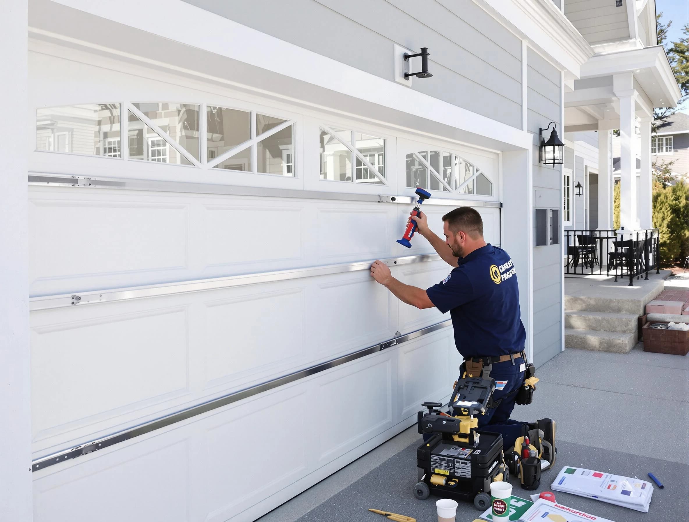 Professional garage door installation by Kingfisher Garage Door Repair in Kingfisher