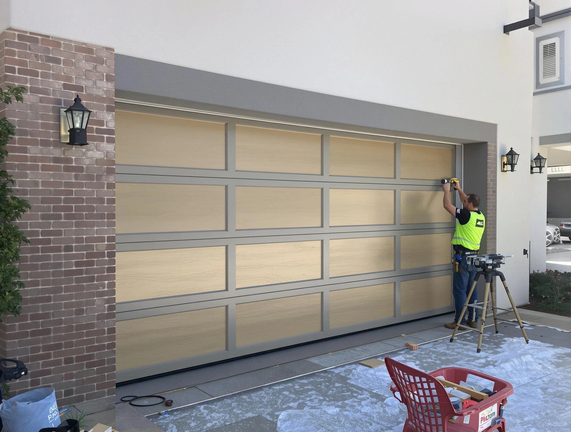 Garage door replacement service by Kingfisher Garage Door Repair in Kingfisher