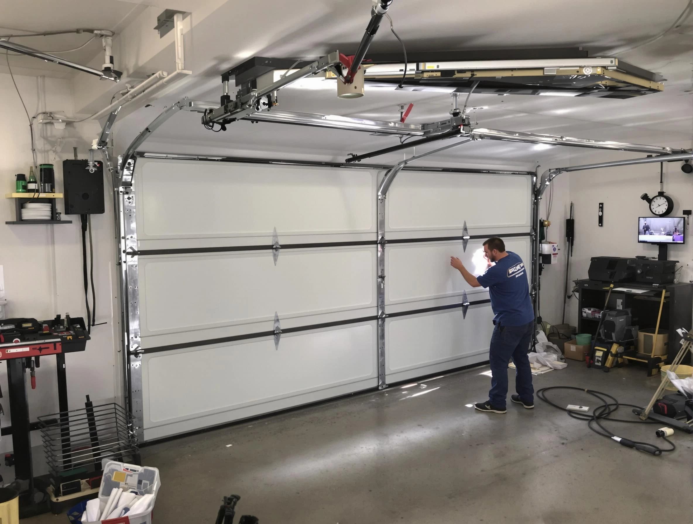 Professional garage door repair service by Kingfisher Garage Door Repair in Kingfisher