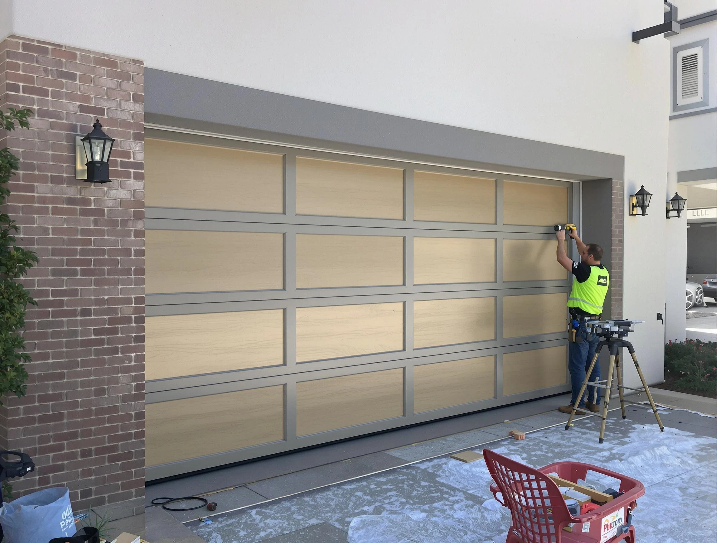 Garage door replacement service by Kingfisher Garage Door Repair in Kingfisher