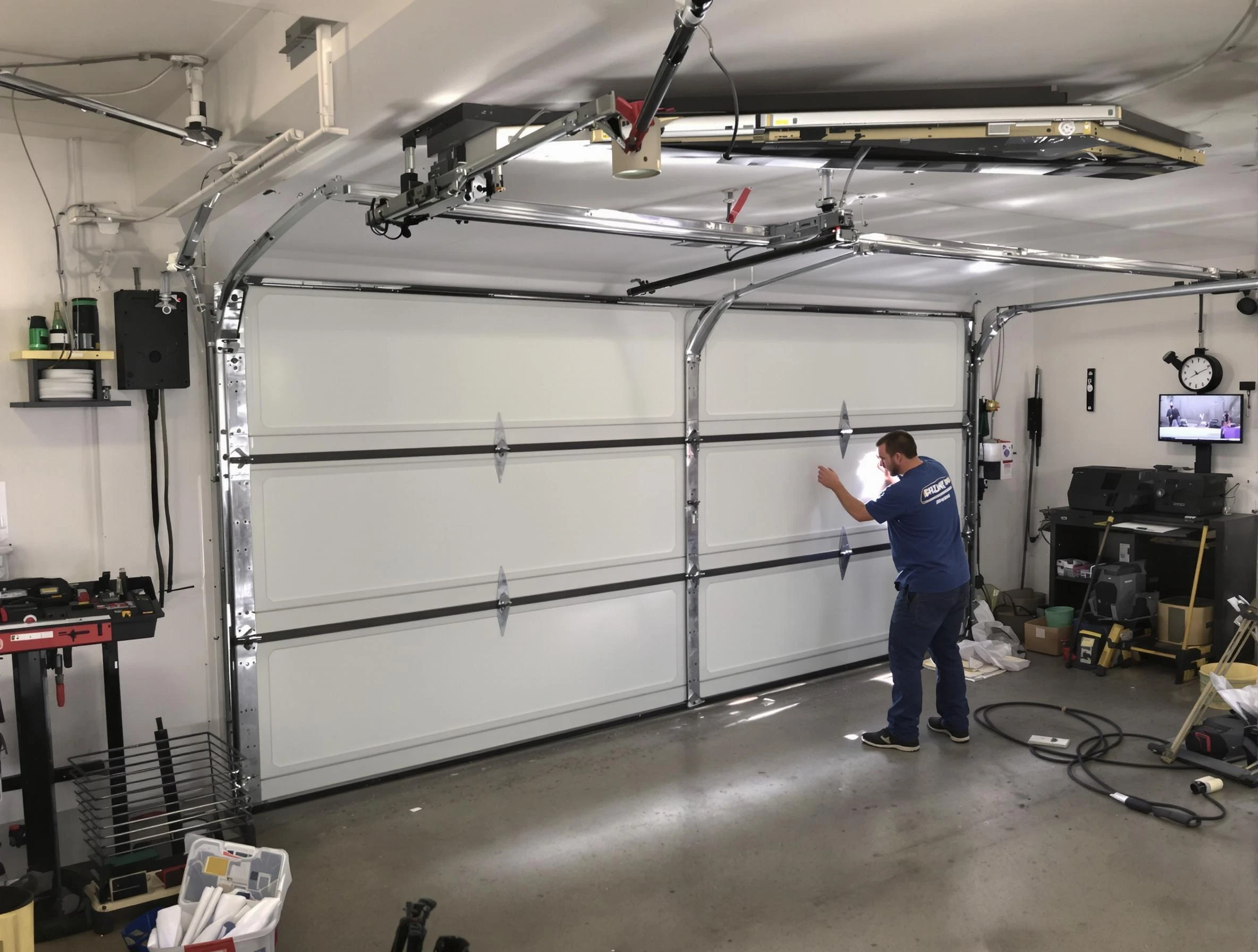Professional garage door repair service by Kingfisher Garage Door Repair in Kingfisher